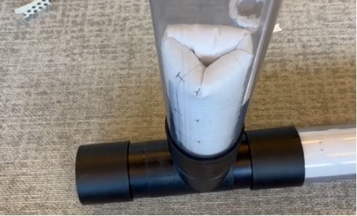 Detail of Sprout's proprietary vine growth mechanism for confined spaces